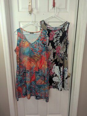 Two Tropical Dresses